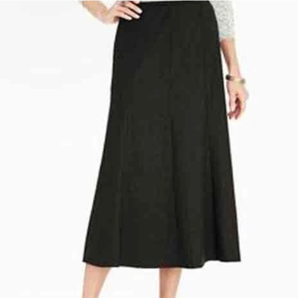 Talbots Classic Black A-Line Skirt